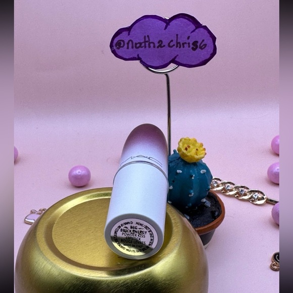 MAC Cosmetics Powder Kiss Lipstick in Big Brick Energy New 1.5g no box - Picture 2 of 9